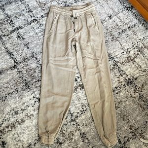 Tan joggers